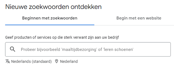 Nieuwe SEO zoekwoorden ontdekken
