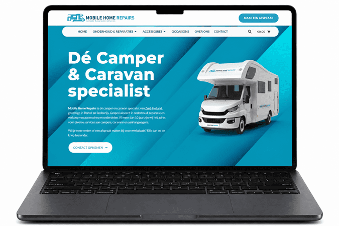 Praktijkvoorbeeld - Website gemaakt voor Mob
