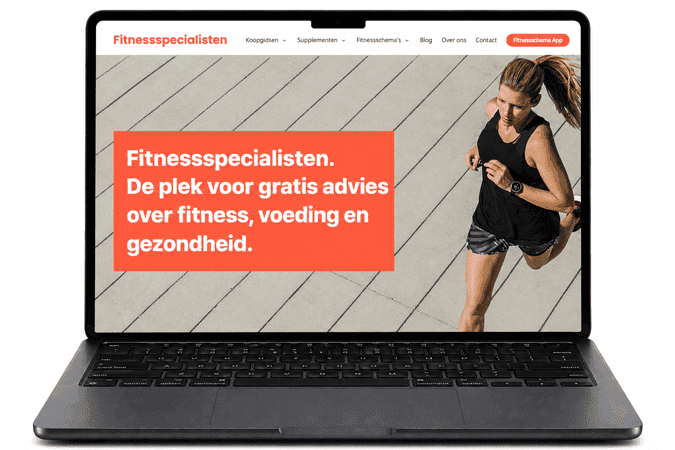 Praktijkvoorbeeld - Website gemaakt voor Fitnessspecialisten